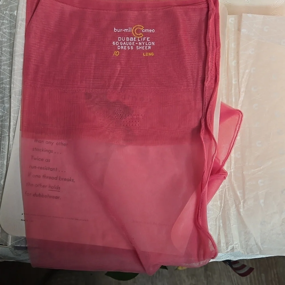 Vintage Cherry's Box Vintage Stocking Thigh Highs BUR-MIL Ceil Chapman More